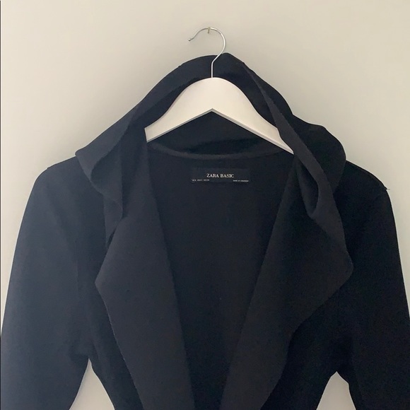 Zara Basic Wrap Jacket - Picture 3 of 5